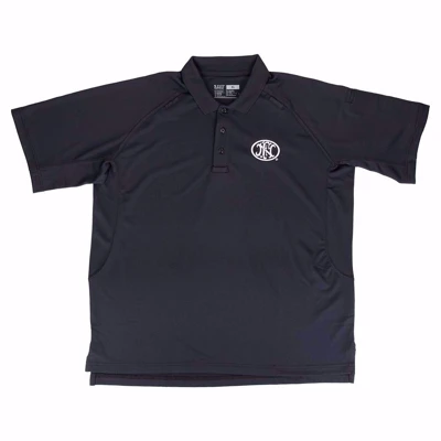 Charcoal Polo with FN logo on the front left chest	