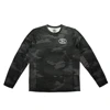 Black Camo Long Sleeve shirt with a white logo of the FN America on the left