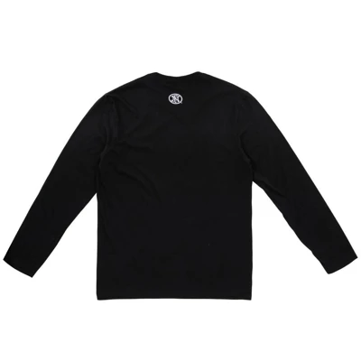 Black long sleeve shirt with red 2A symbol and white script across font