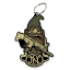 2" PVC keychain wirh the FN Gnome holding a gun with the logo under it.