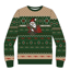 Image of a red and green Christmas sweater featuring an FN gnome