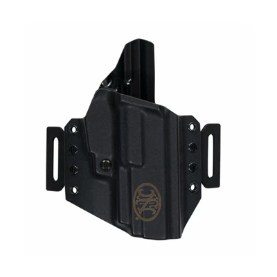 Black Kydex holster with the FN logo on the front and Pancake loops for the 5.7 mk3 firearm