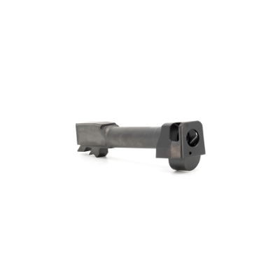 Compensator barrel front view - Black