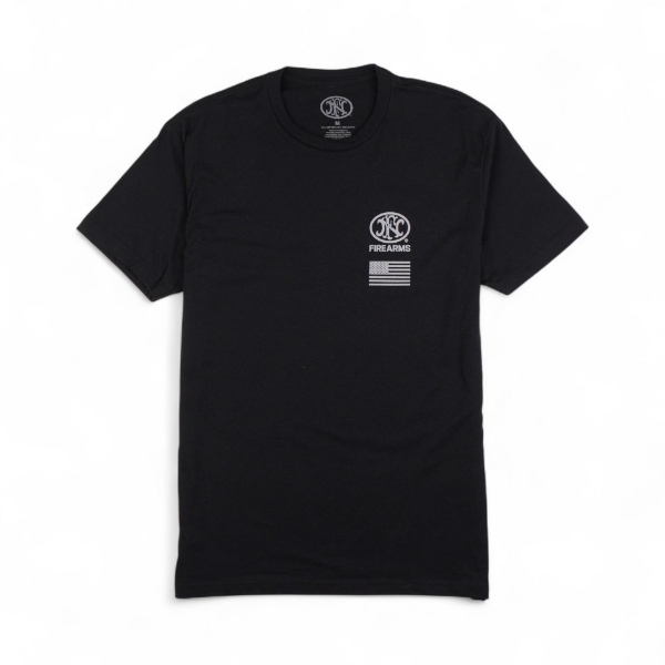 Black Logo Flag Tee - Front