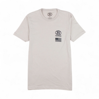 Logo Flag Tee - Sand - Front