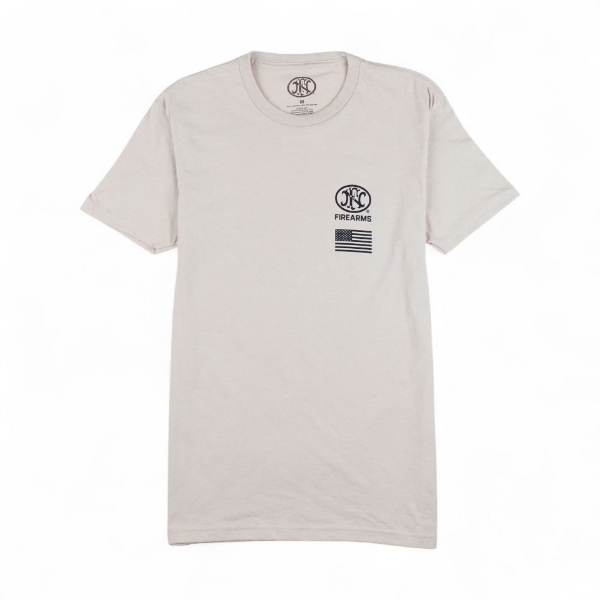 Logo Flag Tee - Sand - Front