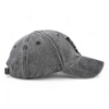 Right side profile of gray baseball cap showing curved brim and FNH Firearms patch on front.