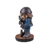 FN PD bobblehead gnome angled side view showing helmet and gear details