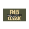 FN 15 Classics Green and gold patch