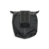 FN Tactical Utility Pouch in black with rear attachment straps and drawstring closure