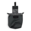 FN Tactical Utility Pouch in black with attachment flap open, rear view